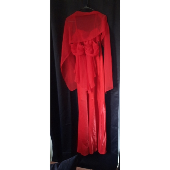 Plus Size Red Dress - Picture 4 of 4